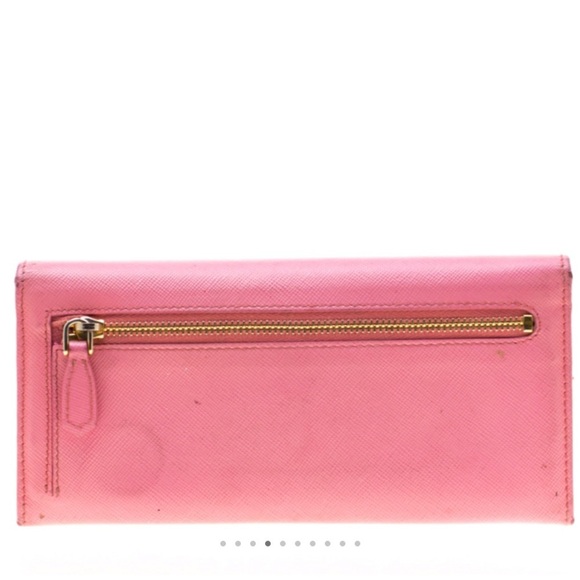 NWOT Prada Pink Saffiano Leather Wallet - Picture 2 of 8